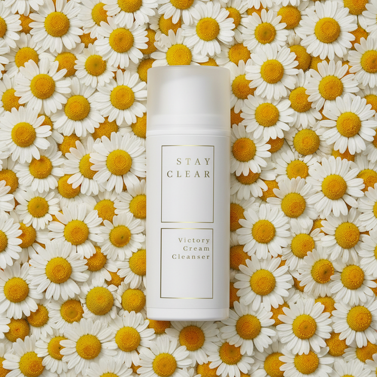 Victory Cream Cleanser Chamomile Flat Lay - Fresh Start